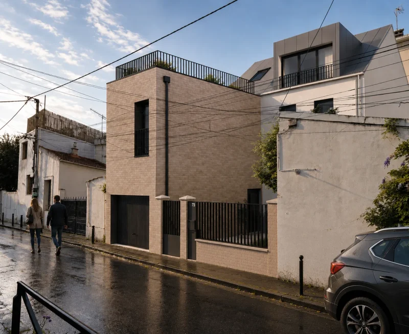 Extension et surélévation d’une maison